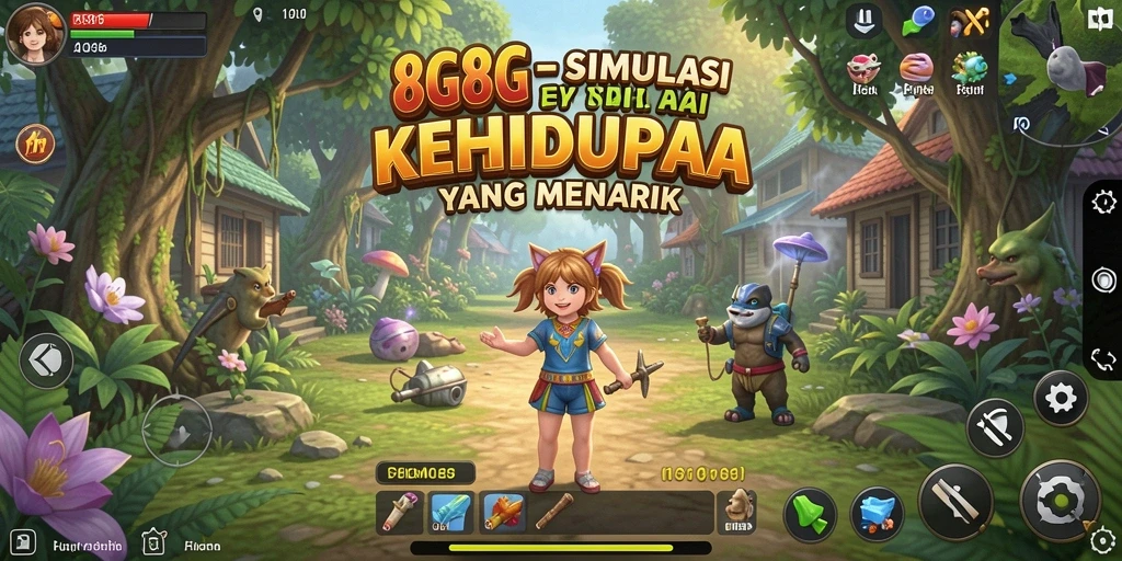 Tangkapan layar dari gameplay menarik di 8G8G.
