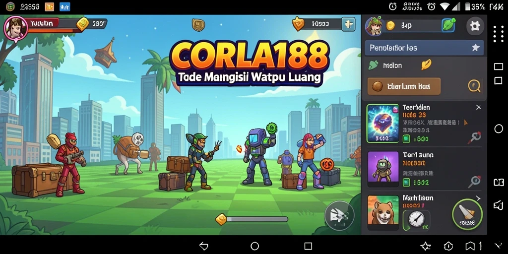 Tampilan gameplay santai dan menyenangkan CORLA188 untuk pemain.