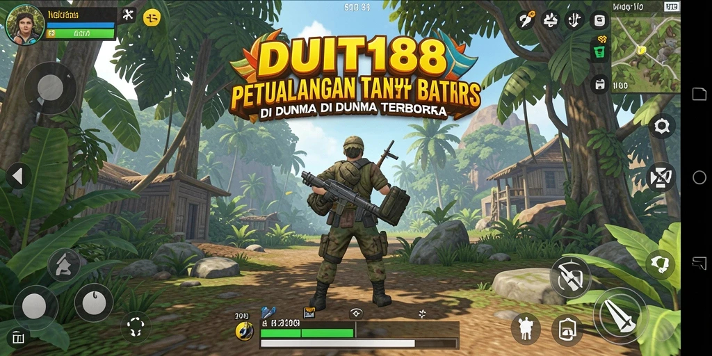 Screenshot gameplay DUIT188 yang menampilkan eksplorasi dunia terbuka.