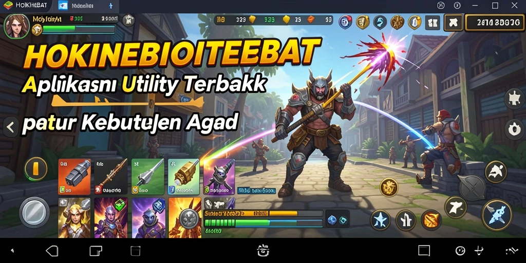 Tampilan antarmuka HOKIHEBAT yang user-friendly dan fungsional.