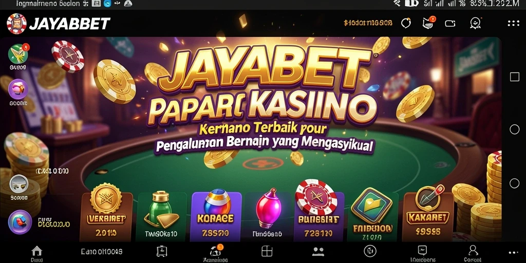 Tampilan gameplay menarik dari JAYABET dengan suasana Kasino yang menyenangkan.