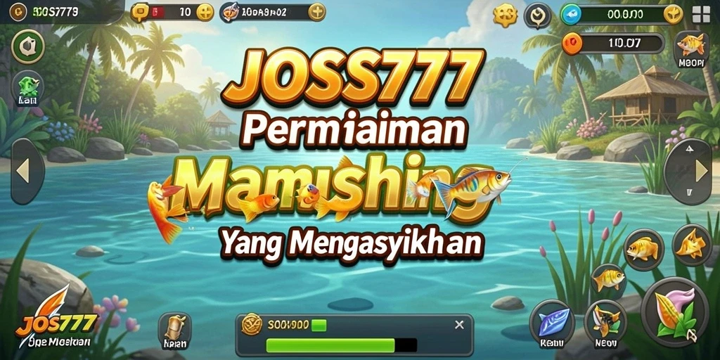 Tampilan gameplay JOSS777 dengan aksi memancing yang mendebarkan.