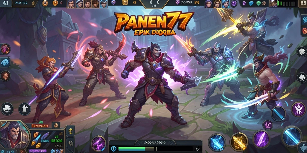 Tampilan gameplay seru dari PANEN77 yang penuh strategi.