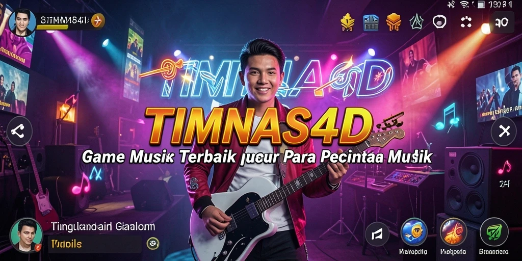 Tampilan gameplay TIMNAS4D yang menarik dengan lagu-lagu seru.