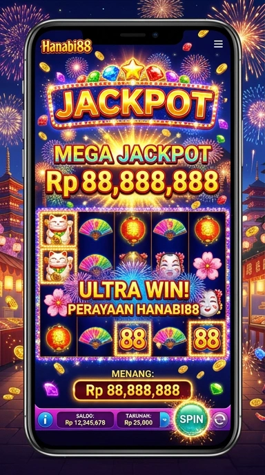 Tampilan utama aplikasi hanabi88 dengan berbagai pilihan aplikasi.